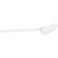 Hausen Universal Replacement Economy Left-Front Side Mounted White Toilet Lever HA-T118